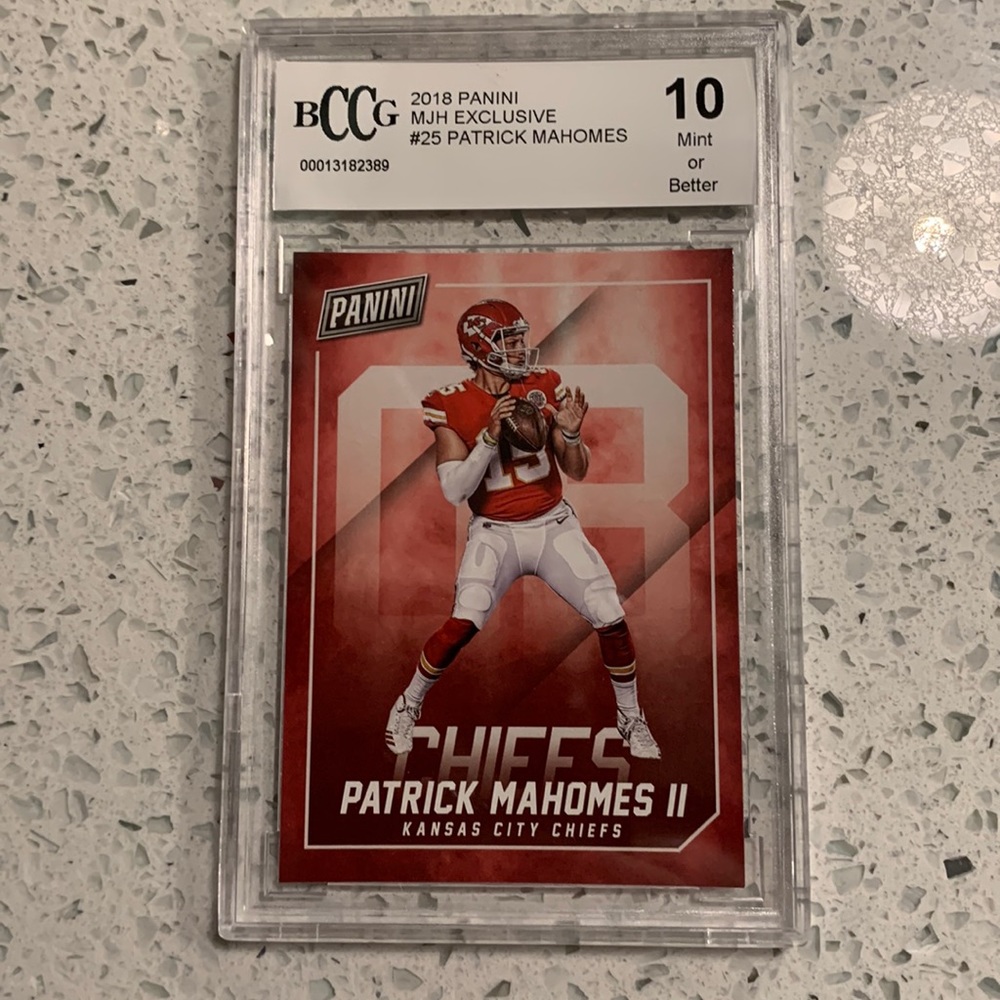 2018 Panini Patrick Mahomes II MJH Exclusive #25 BCCG 10